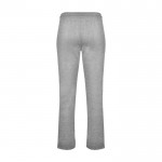 Pantalón deportivo para niños de algodón y poliéster 280 g/m2 Roly color gris claro jaspeado segunda vista trasera