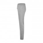 Pantalón deportivo para niños de algodón y poliéster 280 g/m2 Roly color gris claro jaspeado vista lateral