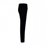 Pantalón deportivo para niños de algodón y poliéster 280 g/m2 Roly color negro segunda vista lateral