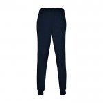 Pantalón infantil sport de algodón y poliéster con pernera 280 g/m2 Roly color azul marino segunda vista trasera