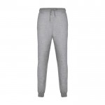 Pantalón infantil sport de algodón y poliéster con pernera 280 g/m2 Roly color gris claro jaspeado