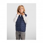 Chaleco térmico infantil de poliéster con peso ligero 290 g/m2 Roly color azul marino imagen de estilo de vida
