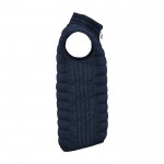 Chaleco térmico infantil de poliéster con peso ligero 290 g/m2 Roly color azul marino segunda vista lateral