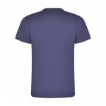 Camiseta infantil de manga corta de algodón en punto 165 g/m2 Roly color azul vaquero segunda vista trasera