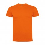 Camiseta infantil de manga corta de algodón en punto 165 g/m2 Roly color naranja