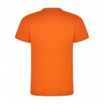 Camiseta infantil de manga corta de algodón en punto 165 g/m2 Roly color naranja segunda vista trasera