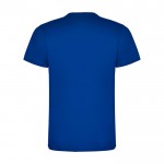 Camiseta infantil de manga corta de algodón en punto 165 g/m2 Roly color azul segunda vista trasera