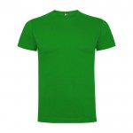 Camiseta infantil de manga corta de algodón en punto 165 g/m2 Roly color verde pasto