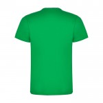 Camiseta infantil de manga corta de algodón en punto 165 g/m2 Roly color verde segunda vista trasera