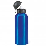 Botella de aluminio personalizada 600ml color azul