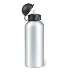 Botella de aluminio personalizada 600ml color Plateado Mate