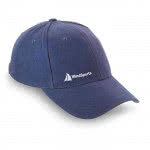 Gorras corporativas color Azul cuarta vista con logo