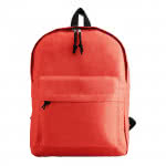 Mochila personalizada con bolsillo exterior color Rojo