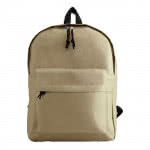 Mochila personalizada con bolsillo exterior color Beige