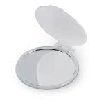 Espejo de bolsillo publicitario barato color Blanco