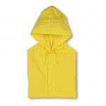 Impermeable personalizado de plástico color Amarillo