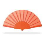 Abanicos serigrafiados para publicidad color Naranja