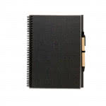 Libreta para publicidad de papel reciclado color Negro
