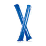 Bastones inflables personalizados con logo color Azul