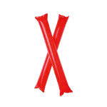 Bastones inflables personalizados con logo color Rojo segunda vista