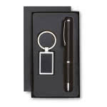Set de regalo publicitario básico color Negro tercera vista
