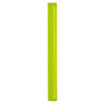 Pulseras personalizadas reflectantes PVC color amarillo