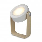 Lámpara LED con un diseño multifuncional y 3 iluminaciones color blanco cuarta vista