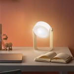 Lámpara LED con un diseño multifuncional y 3 iluminaciones color blanco septima vista