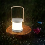 Lámpara LED con un diseño multifuncional y 3 iluminaciones color blanco octava vista