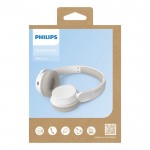 Auriculares inalámbricos y plegables para personalizar marca Phillips color blanco quinta vista