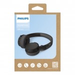 Auriculares inalámbricos y plegables para personalizar marca Phillips color negro quinta vista