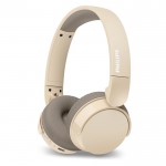 Auriculares inalámbricos y plegables para personalizar marca Phillips color beige