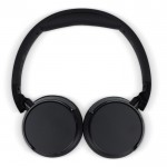 Auriculares inalámbricos ligeros y plegables marca Phillips color negro tercera vista