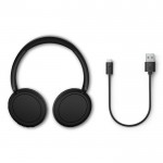 Auriculares plegables de botón de larga reproducción Phillips color negro septima vista