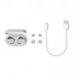 Auriculares inalámbricos con localizador y larga reproducción Phillips color blanco quinta vista