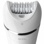 Depiladora resistente al agua de batería recargable Phillips color blanco tercera vista