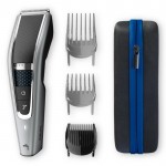 Kit de maquina de afeitar, tijeras y peine para peinar marca Phillips color titanio tercera vista