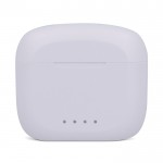 Auriculares inalámbricos ergonómicos en estuche personalizable color blanco segunda vista