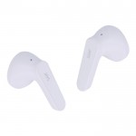 Auriculares inalámbricos ergonómicos en estuche personalizable color blanco quinta vista
