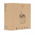 Auriculares inalámbricos ergonómicos en estuche personalizable color blanco octava vista