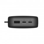 Powerbank rectangular para cargar hasta 3 dispositivos a la vez 20W color titanio segunda vista