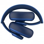 Auriculares inalámbricos con rueda de volumen Fresh 'n Rebel color azul cuarta vista