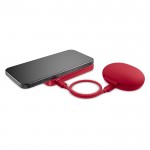 Powerbank con función de soporte para móvil Fresh 'n Rebel 5.000 mAh color rojo cuarta vista