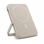 Powerbank con función de soporte para móvil Fresh 'n Rebel 5.000 mAh color beige