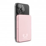 Powerbank con función de soporte para móvil Fresh 'n Rebel 5.000 mAh color rosa pastel tercera vista
