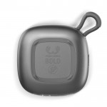 Altavoz portátil en varios colores con asa de transporte 5W color gris oscuro cuarta vista