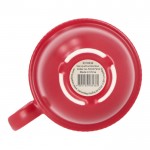 Taza apliable de porcelana con pequeña asa superior 270ml color rojo septima vista