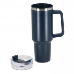 Vasos termo personalizados grandes de acero inoxidable con pajita 1,2L vista segunda