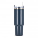 Vasos termo personalizados grandes de acero inoxidable con pajita 1,2L vista cuarta