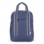 Mochila de RPET para portátil con funcionalidad de bolsa 15.6'' color azul oscuro